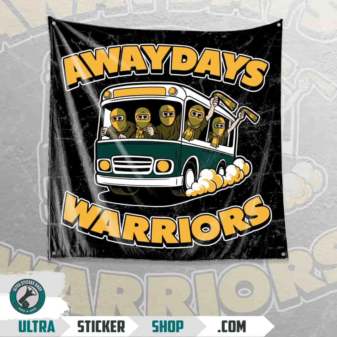 AwayDays Warriors Vlag