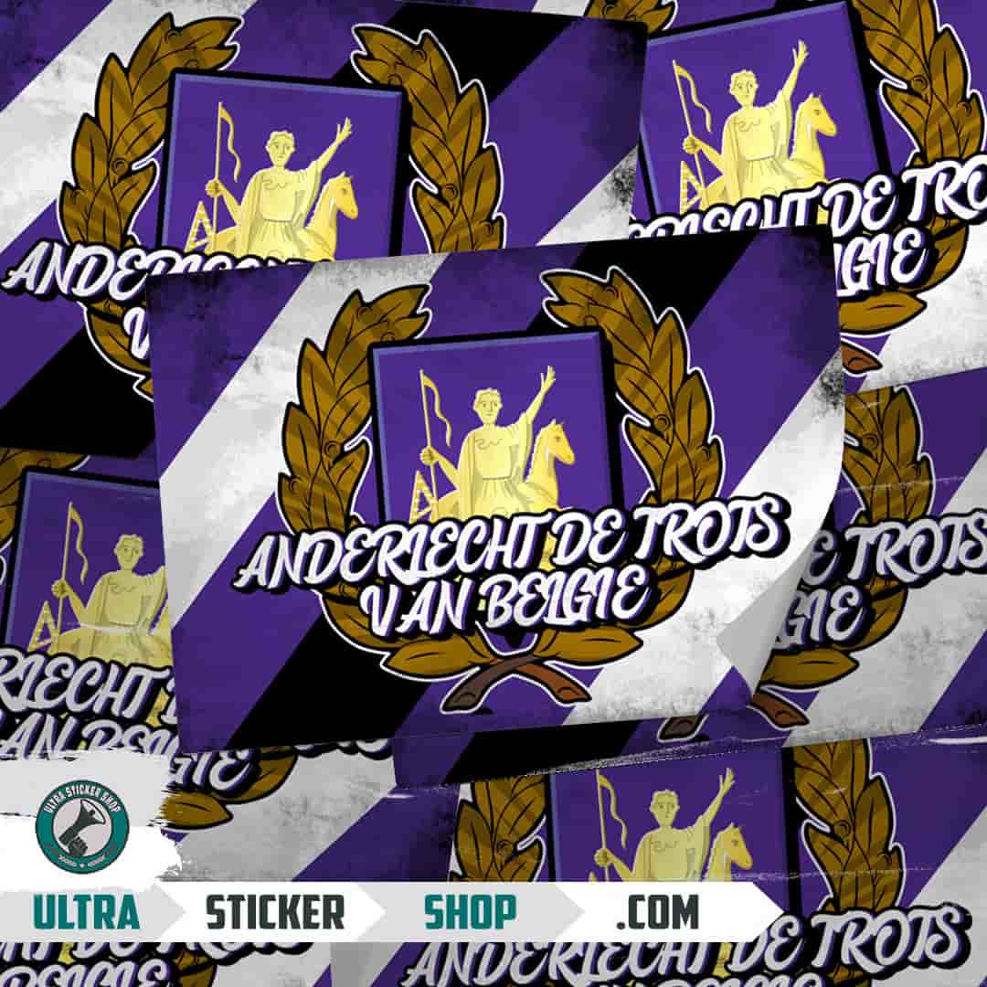 Anderlecht de trots van België Autocollants