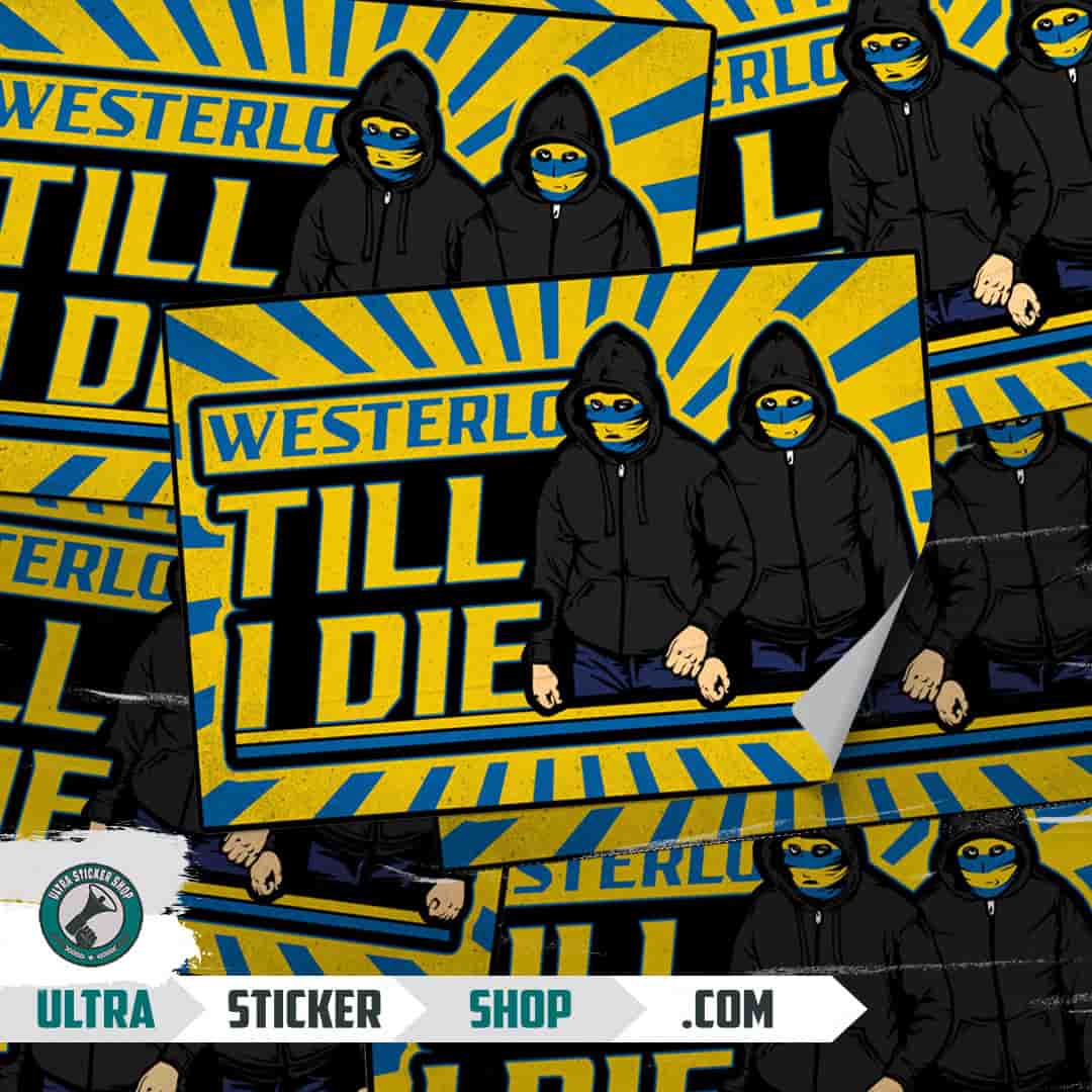 Westerlo Till I die Stickers