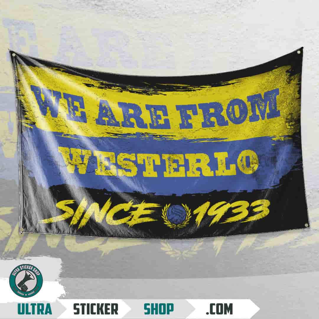 We are from Westerlo since 1933 Vlag