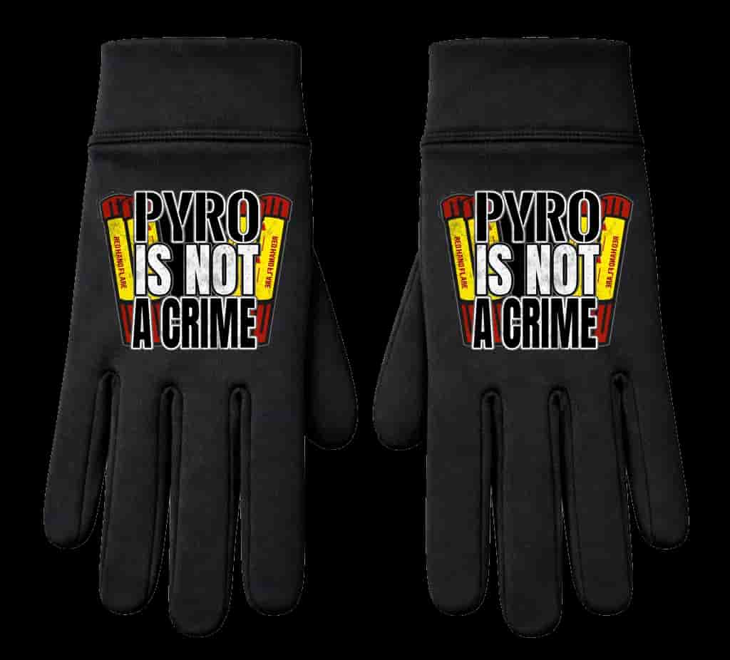 Pyro is not a crime Handschoenen