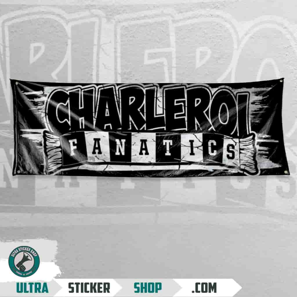 Charleroi fanatics Drapeau