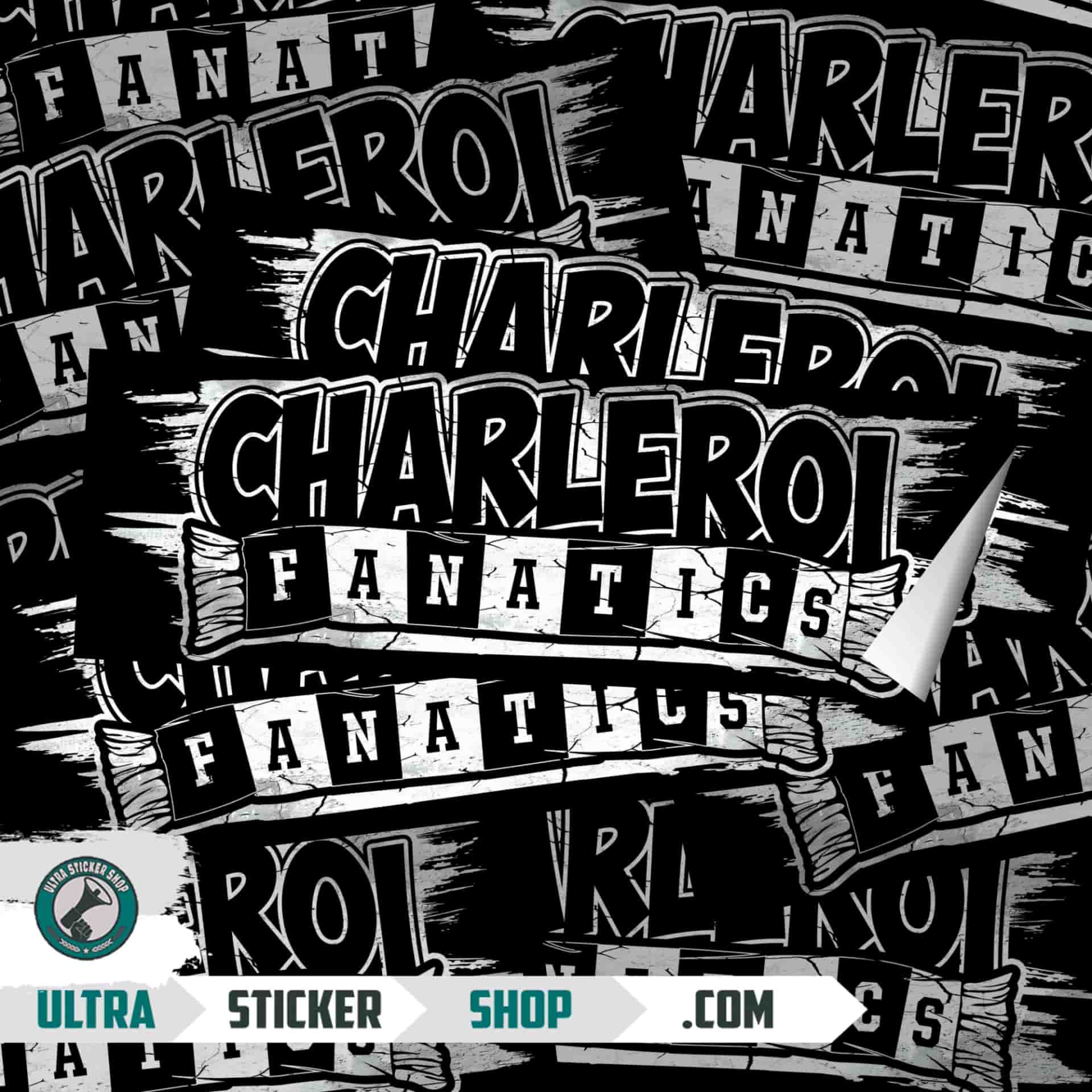 Charleroi fanatics Autocollants