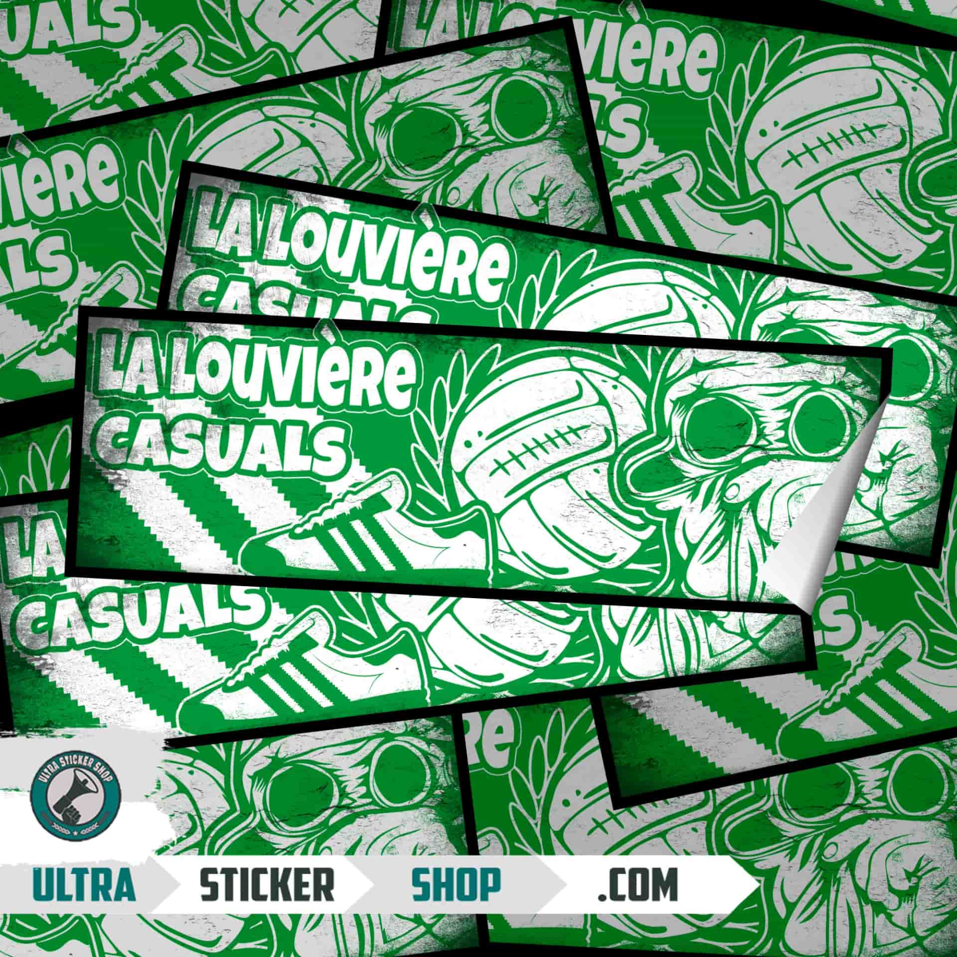 La Louvière casuals Autocollants