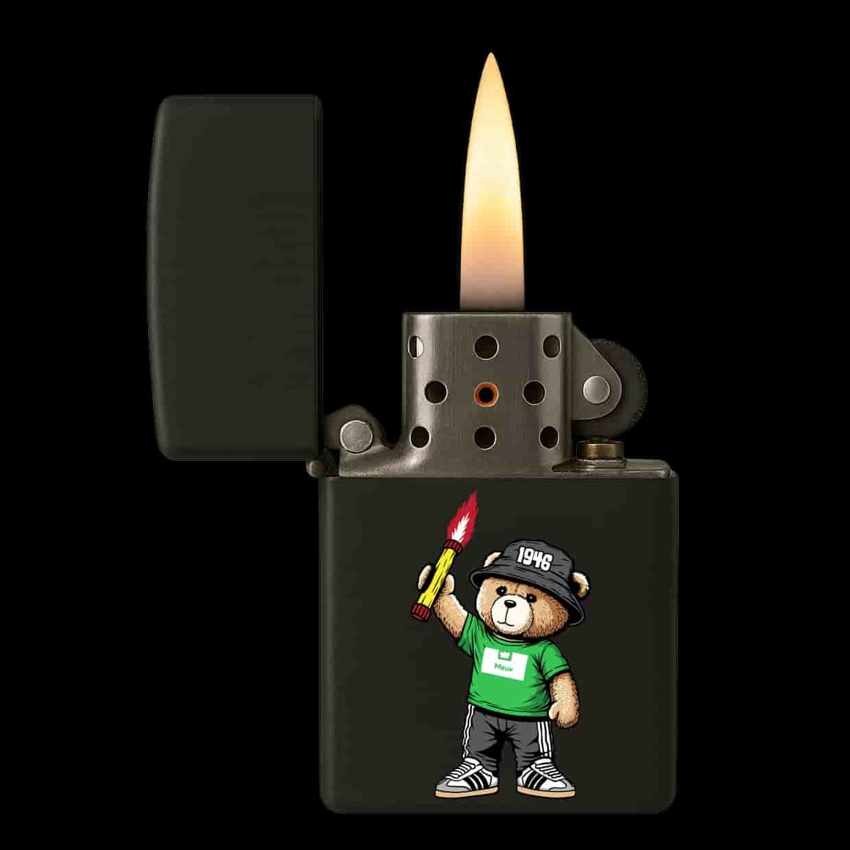 Meux 1946 bear Aansteker