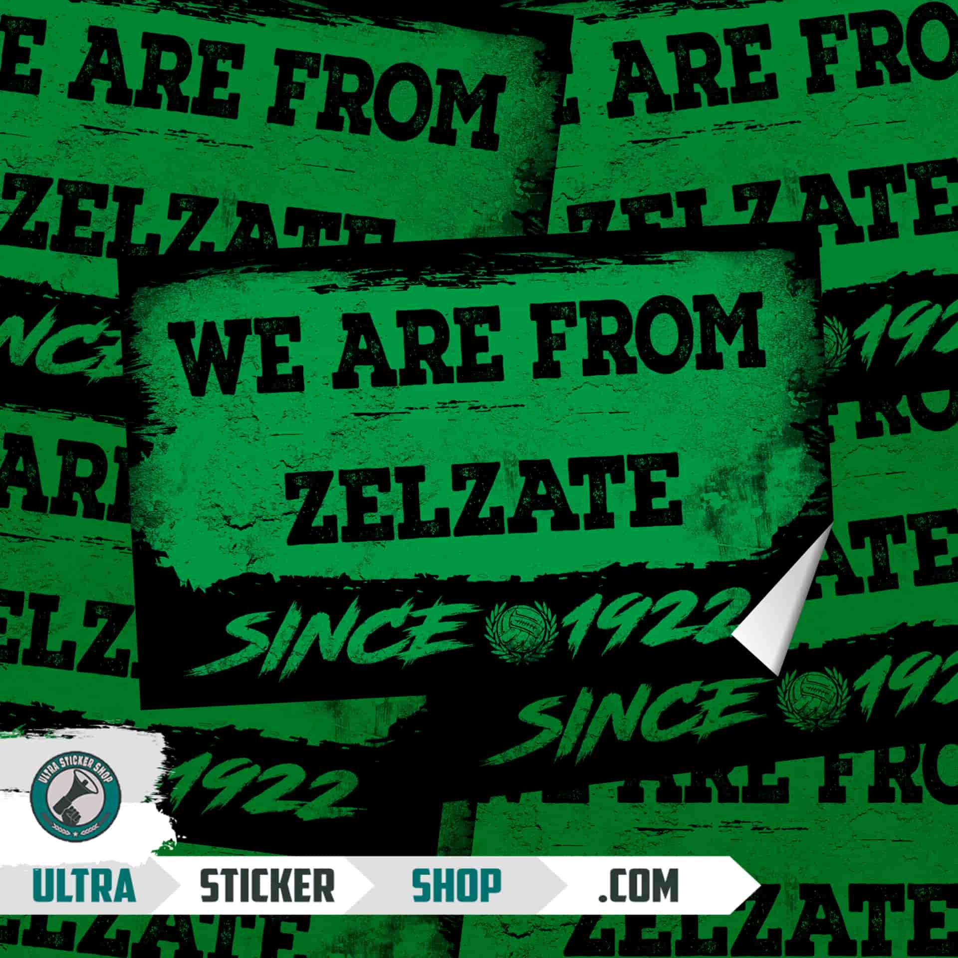We Are From Zelzate 1922 Stickers