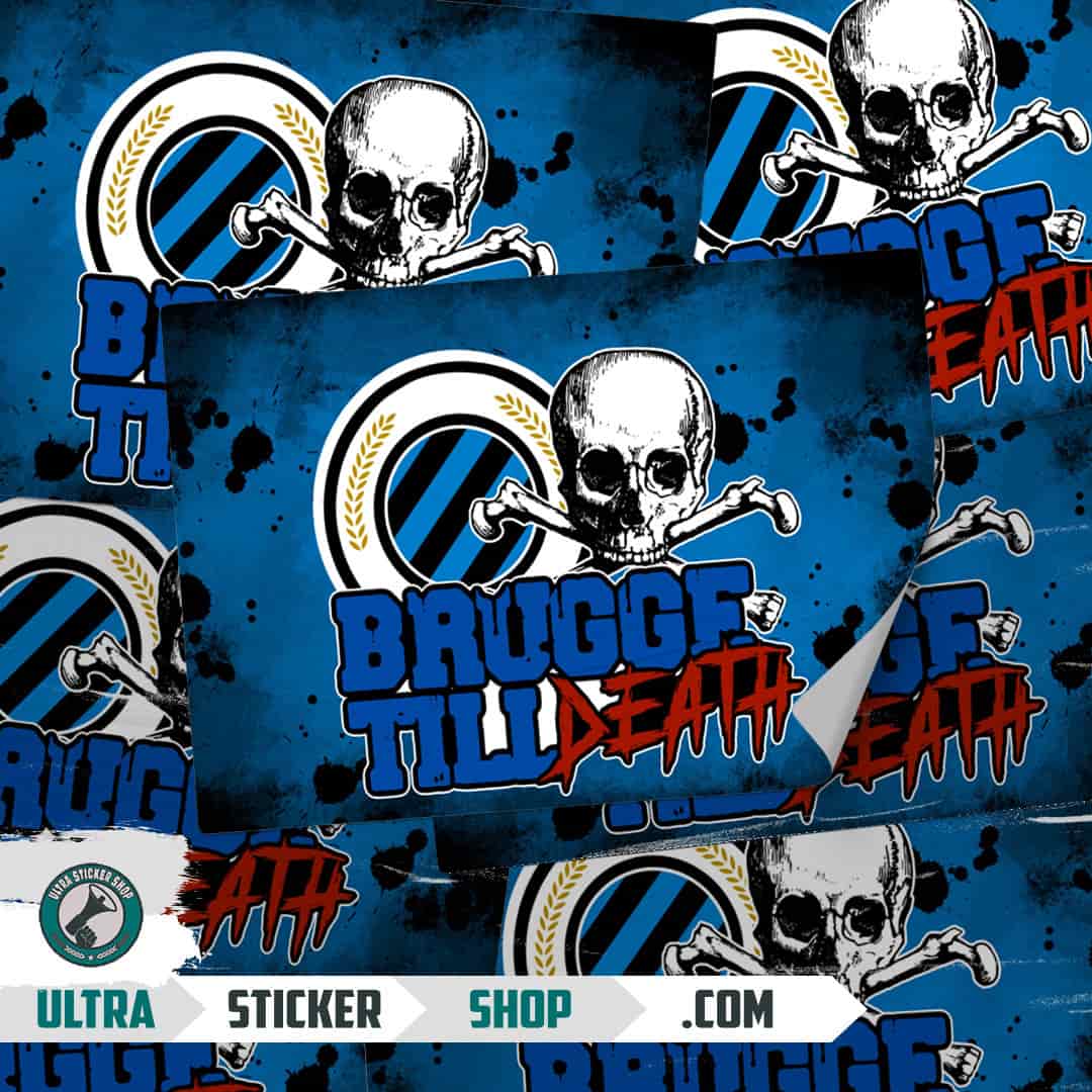 Brugge till death Autocollants