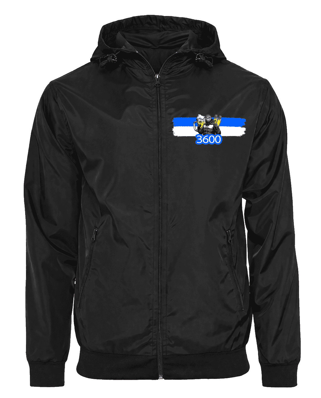 3600 Veste avec cagoule amovible