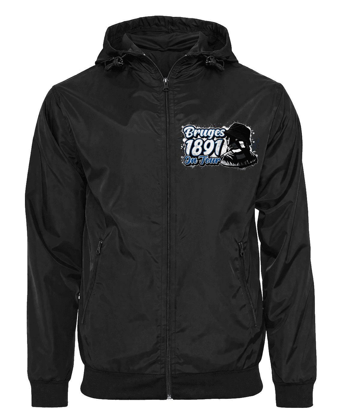 Bruges 1891 on tour Veste avec cagoule amovible