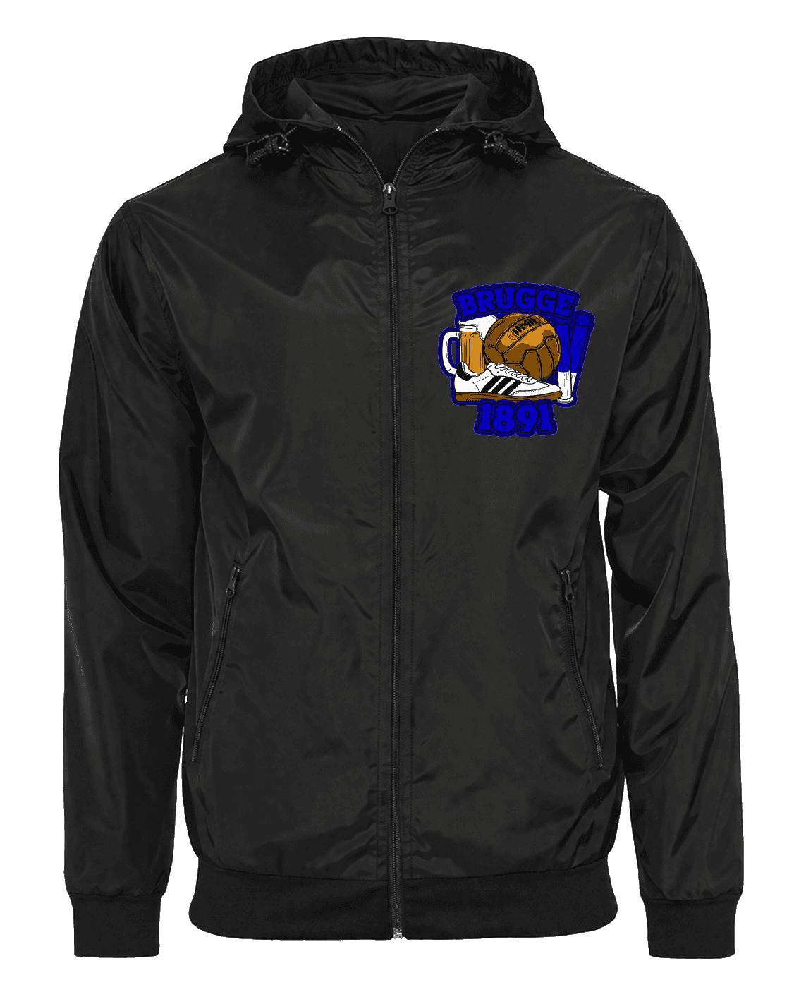 Brugge 1891 Veste avec cagoule amovible