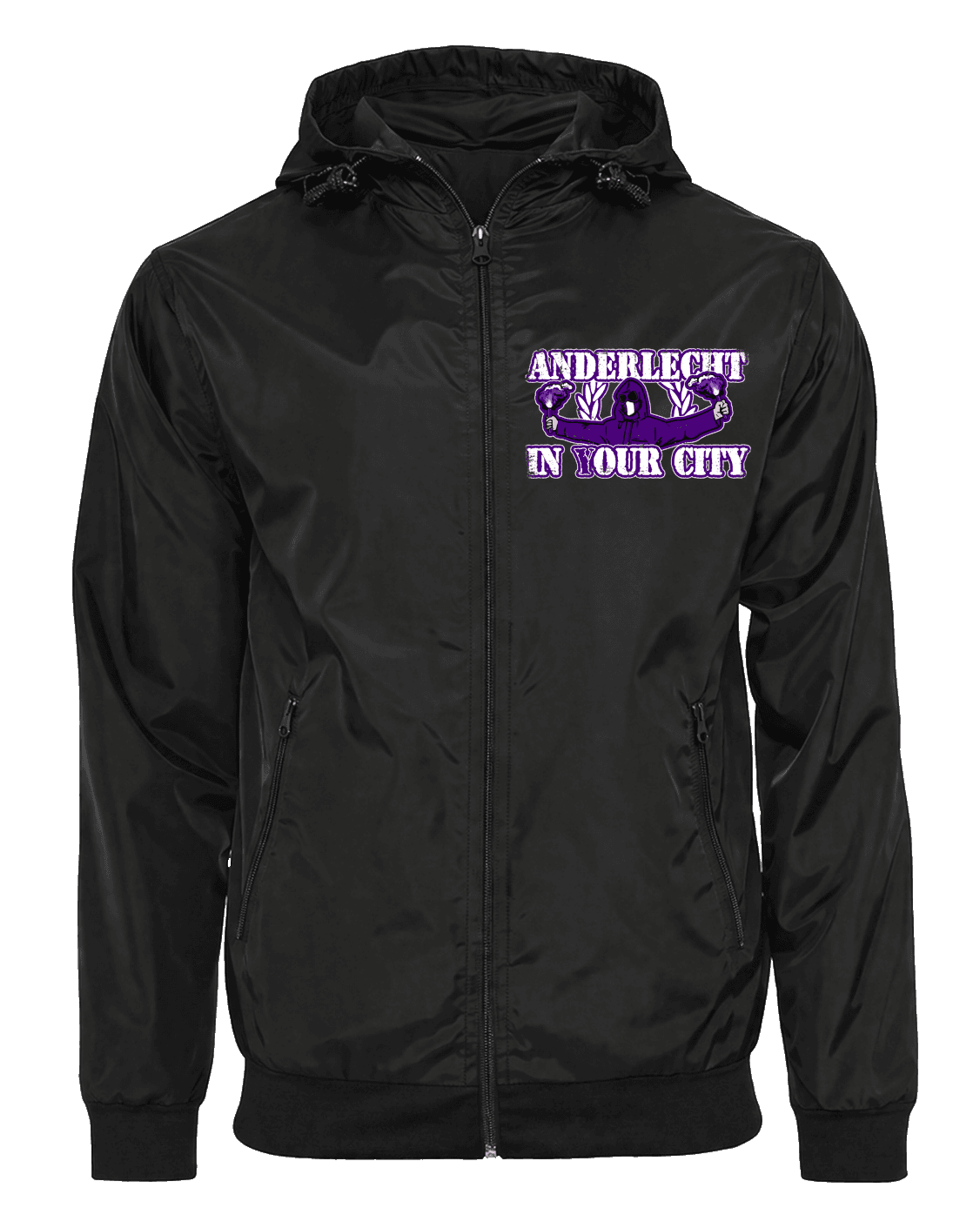 Anderlecht in your city Jas met afritsbare bivakmuts