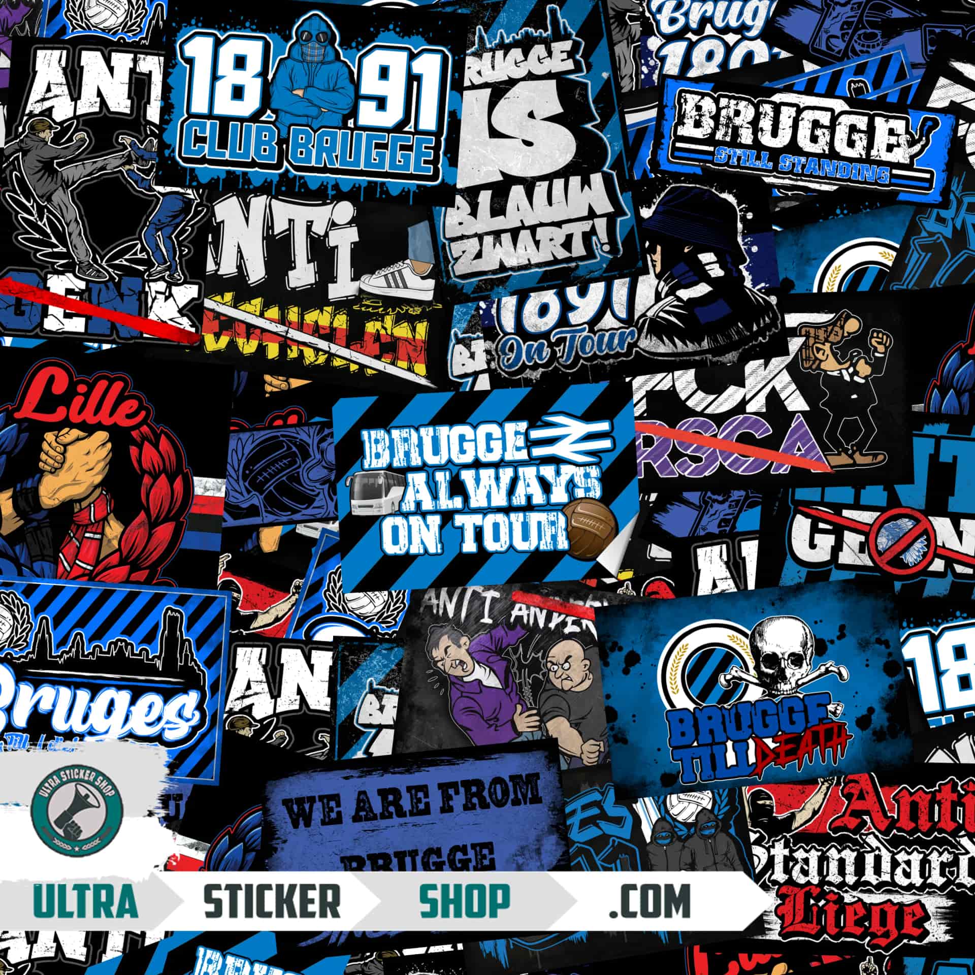 Club Brugge Sticker-Mix