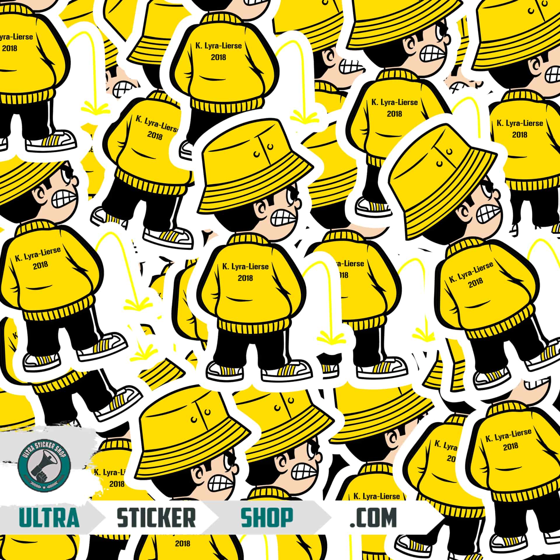 K. Lyra-Lierse 2018 Pee Kid Stickers