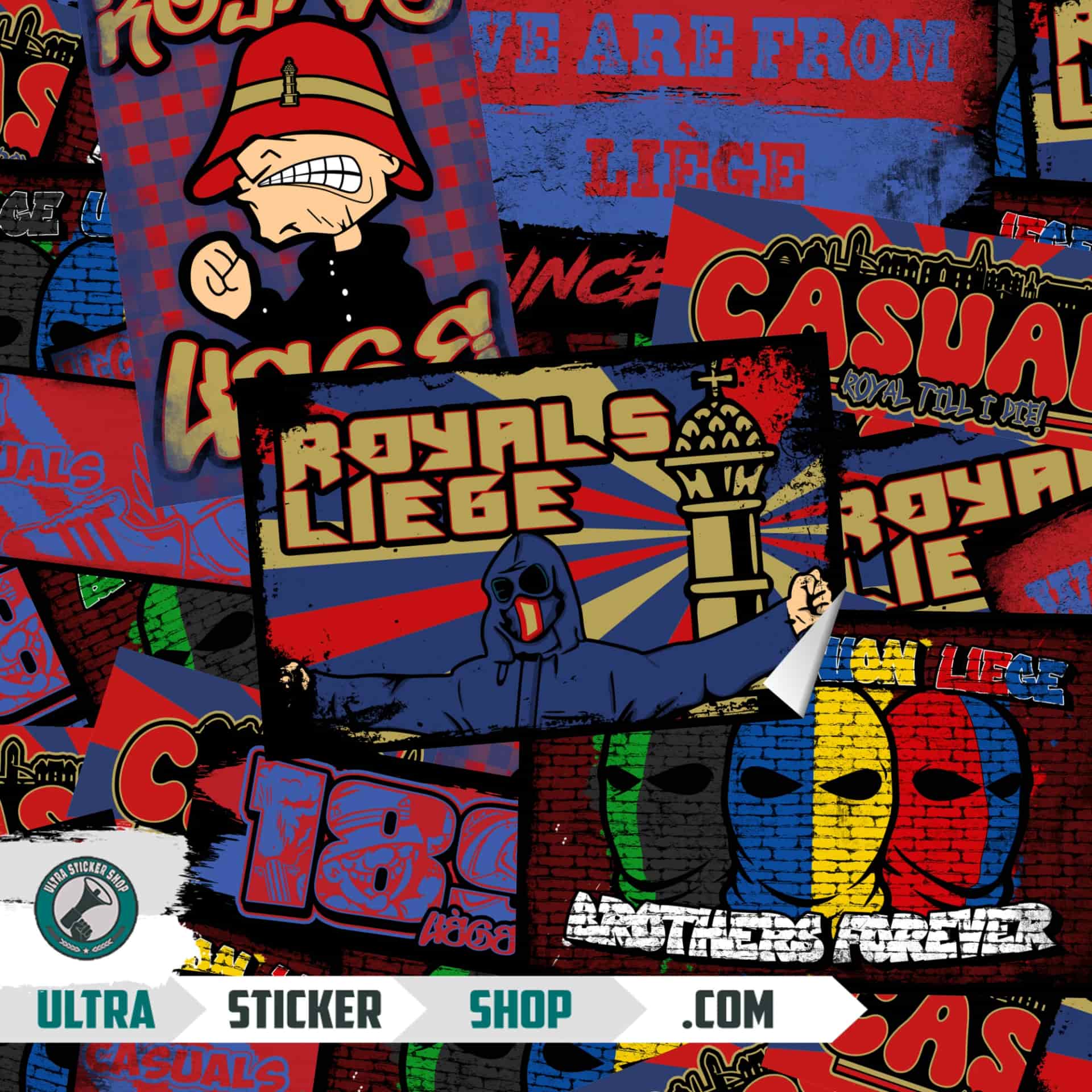 Liège 1892 Sticker-Mix