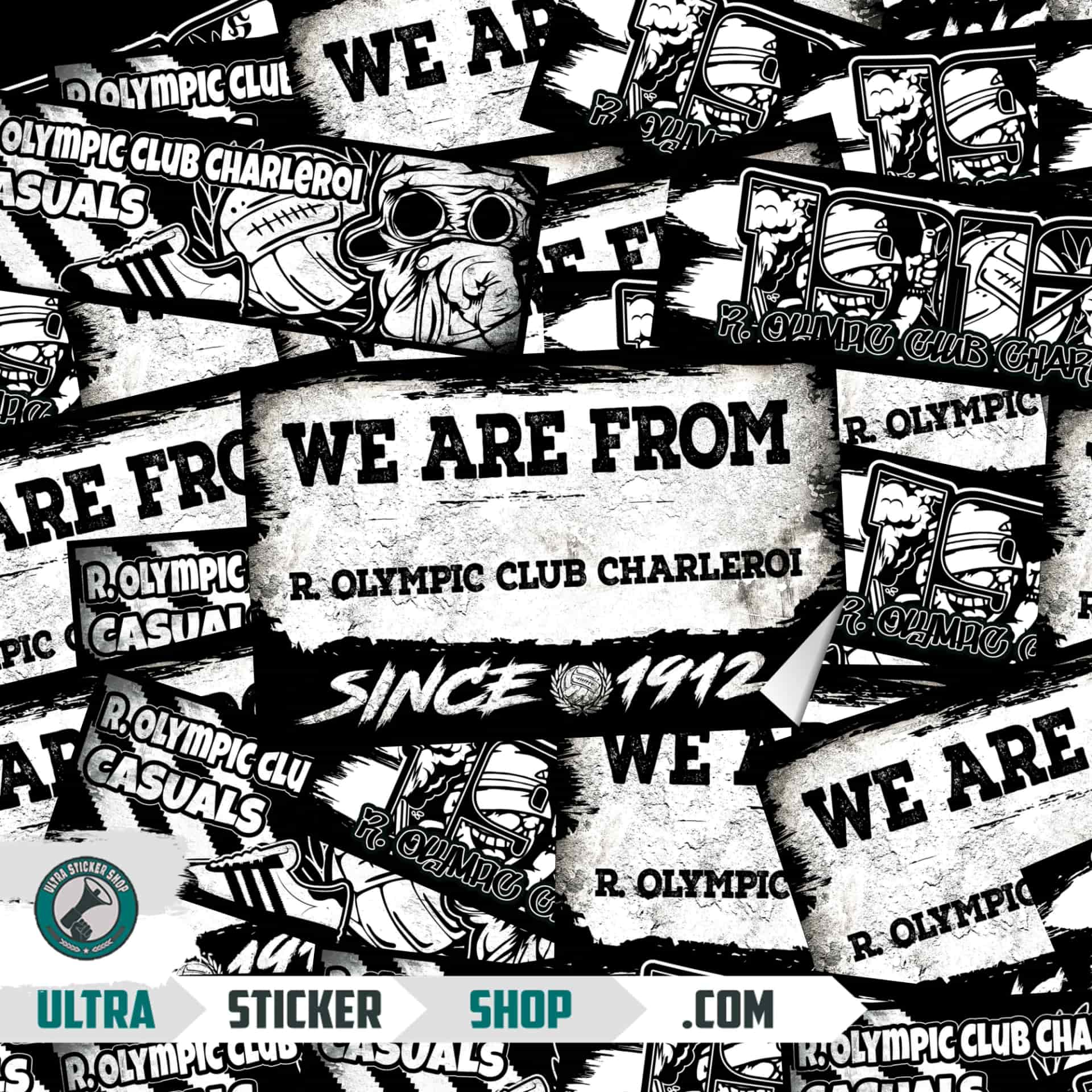 R. Olympic Club Charleroi Sticker-Mix