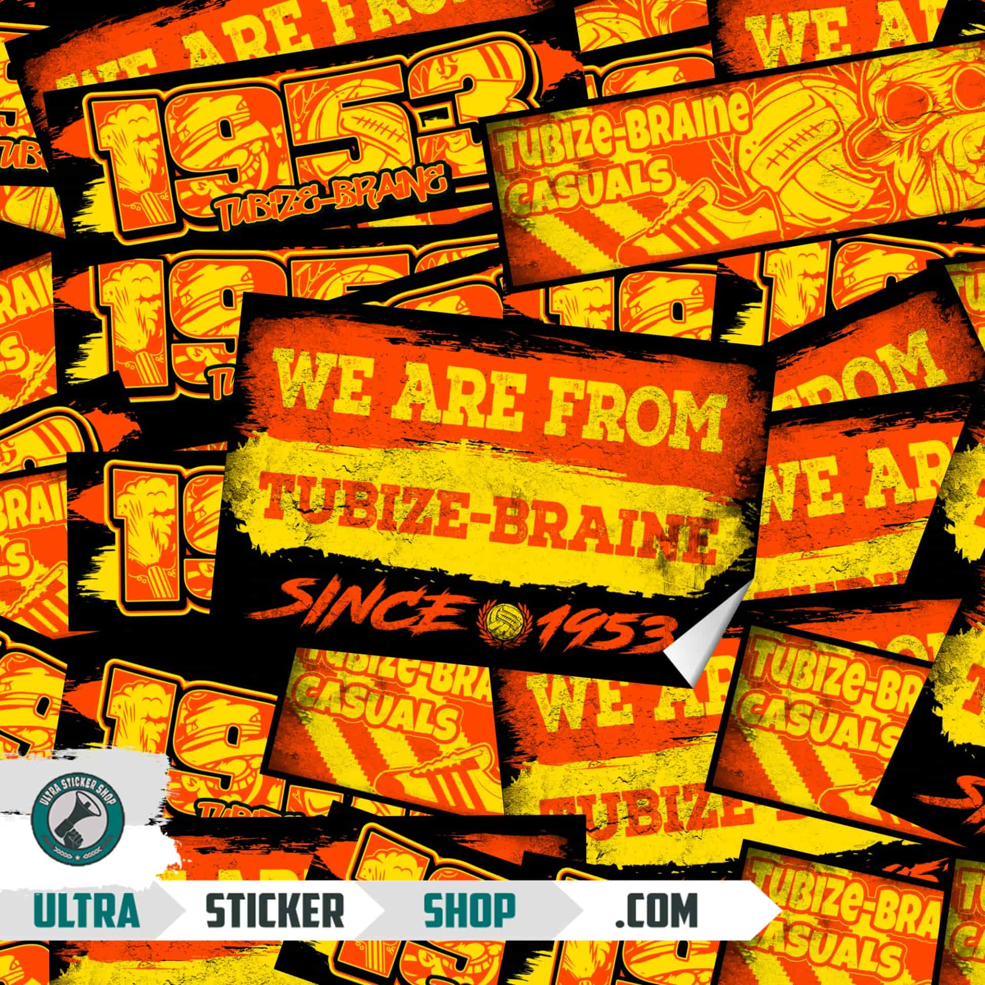 Tubize-Braine Sticker-Mix