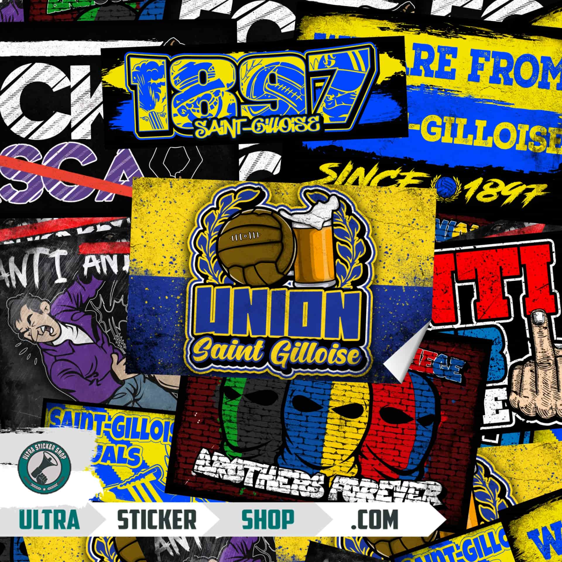 Union Saint Gilloise Sticker-Mix