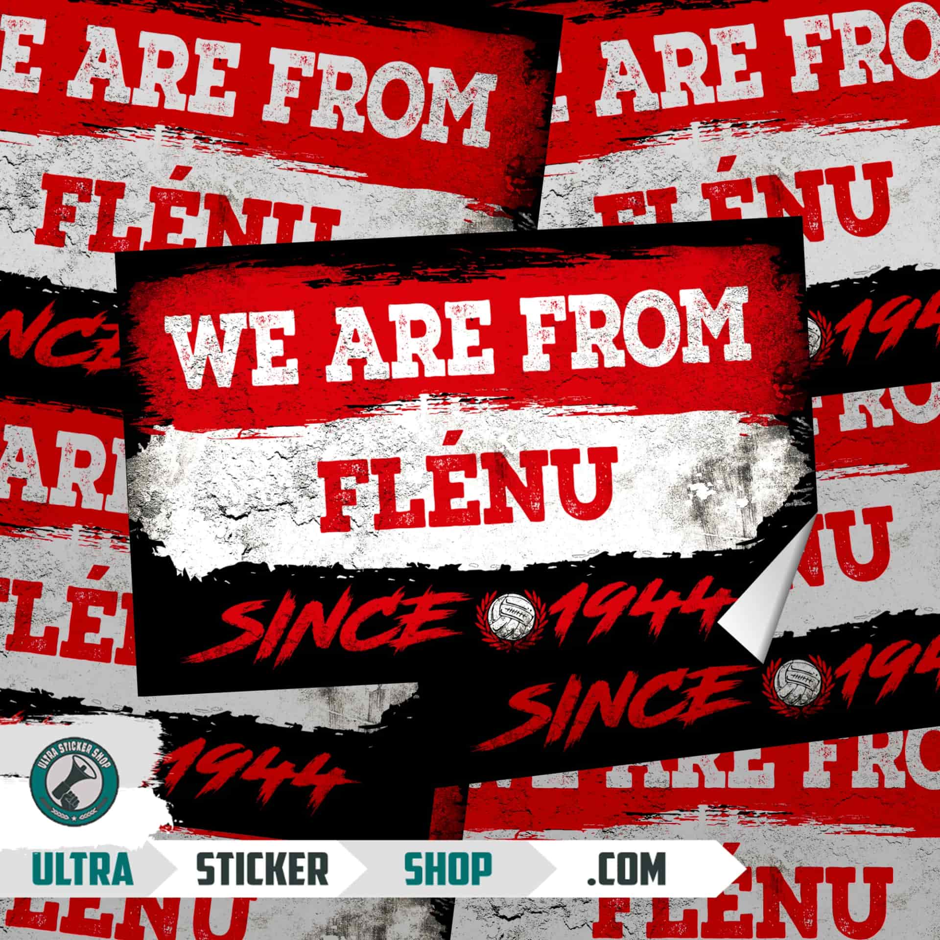 We Are From Flénu 1944 Stickers