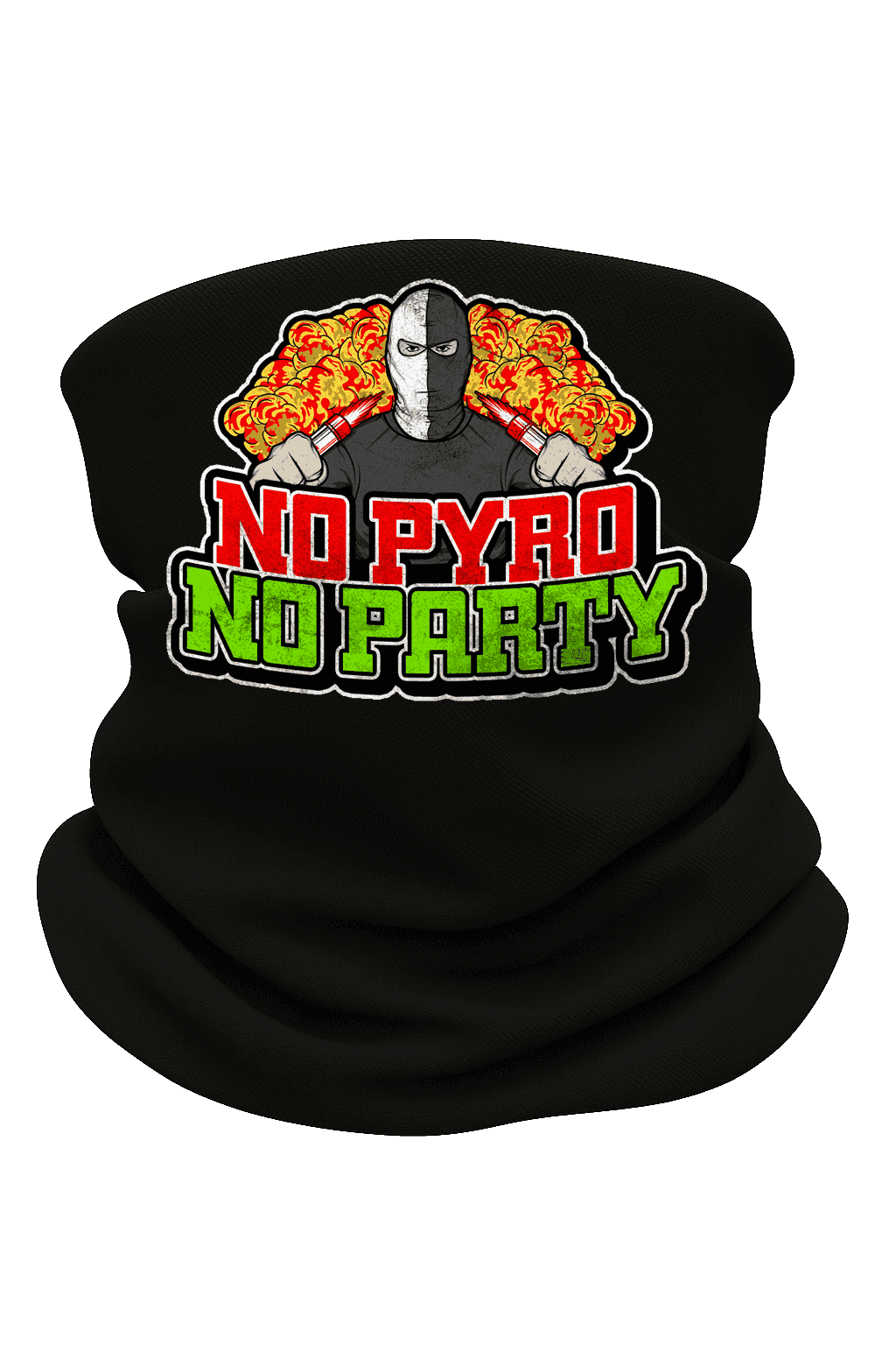 No pyro no party Nekwarmer