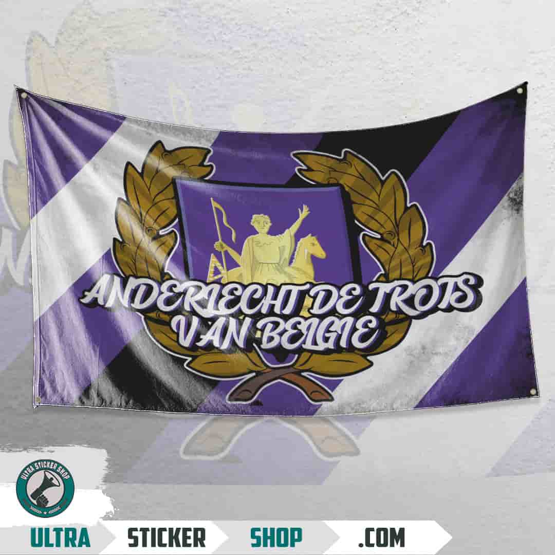 Anderlecht de trots van België Drapeau