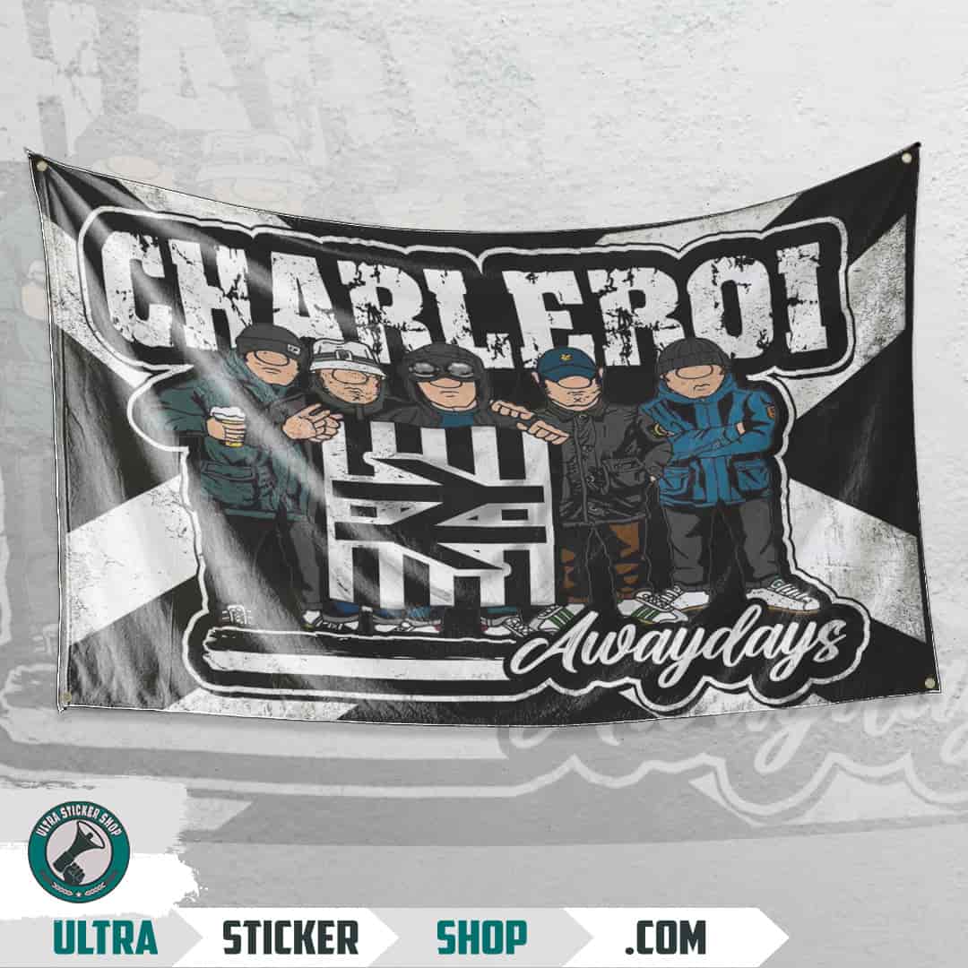 Charleroi awaydays Drapeau