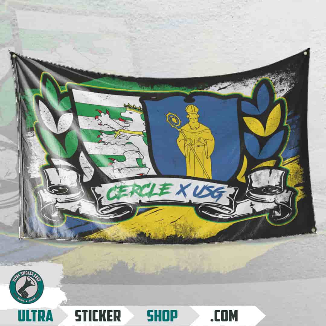 Cercle X USG Drapeau