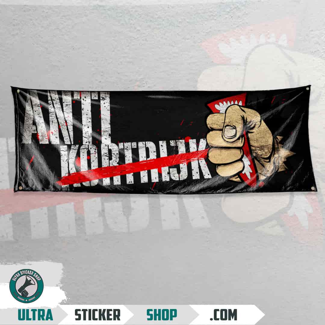 Anti Kortrijk Drapeau