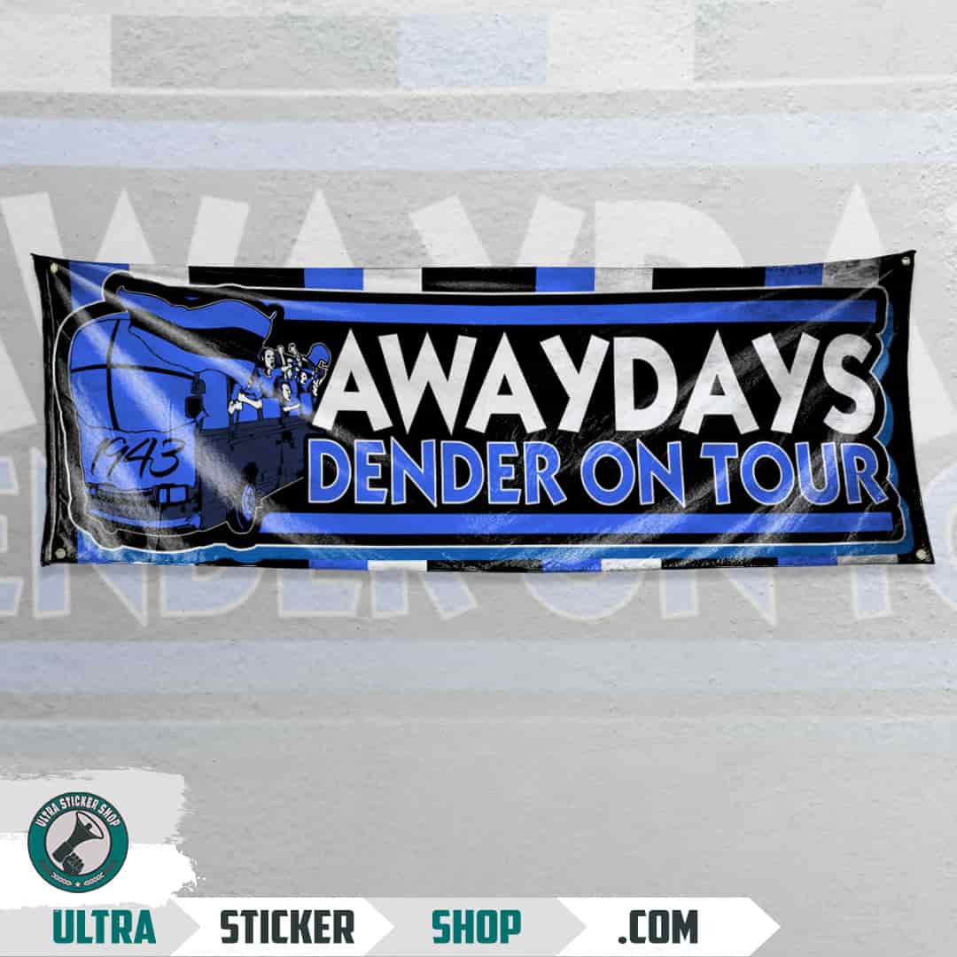 Awaydays Dender on tour Vlag