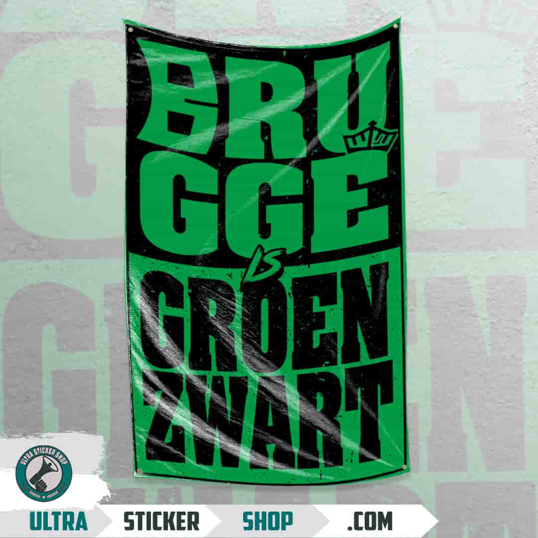 Brugge is groen zwart Vlag