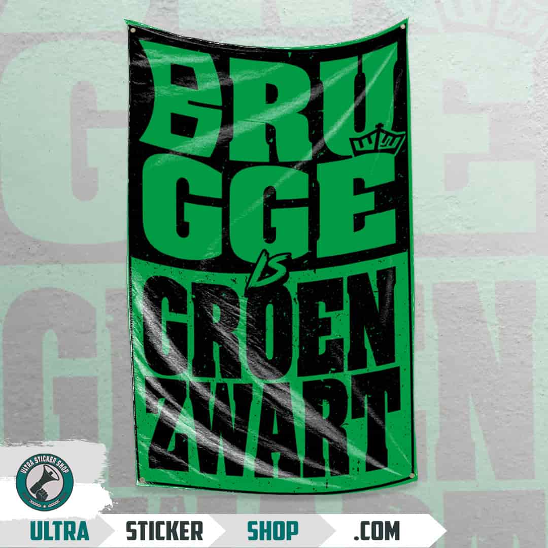 Brugge is groen zwart Vlag