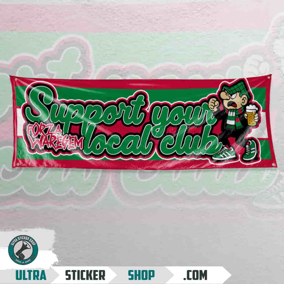 Support your local Forza Waregem Drapeau