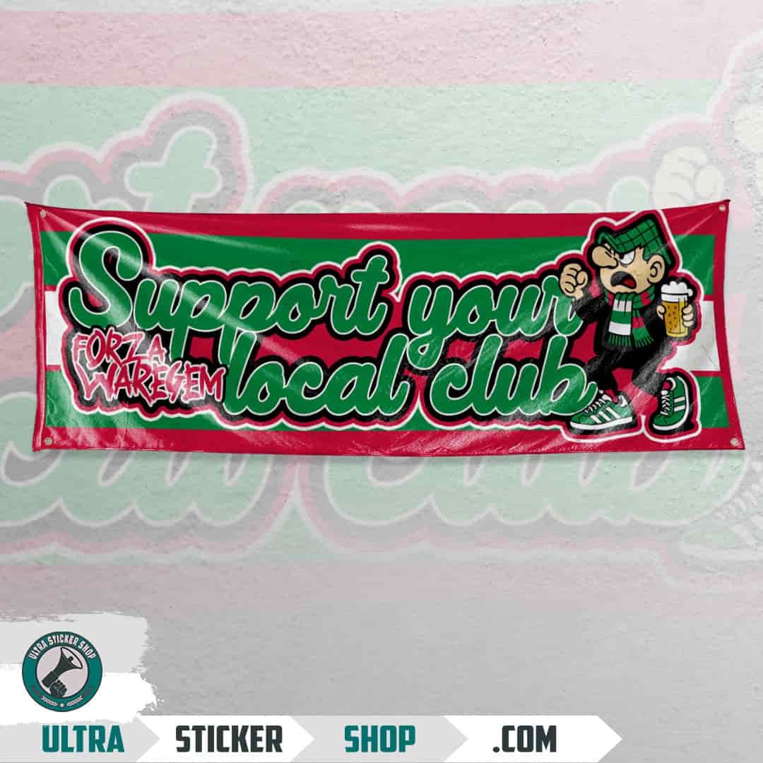 Support your local Forza Waregem Drapeau
