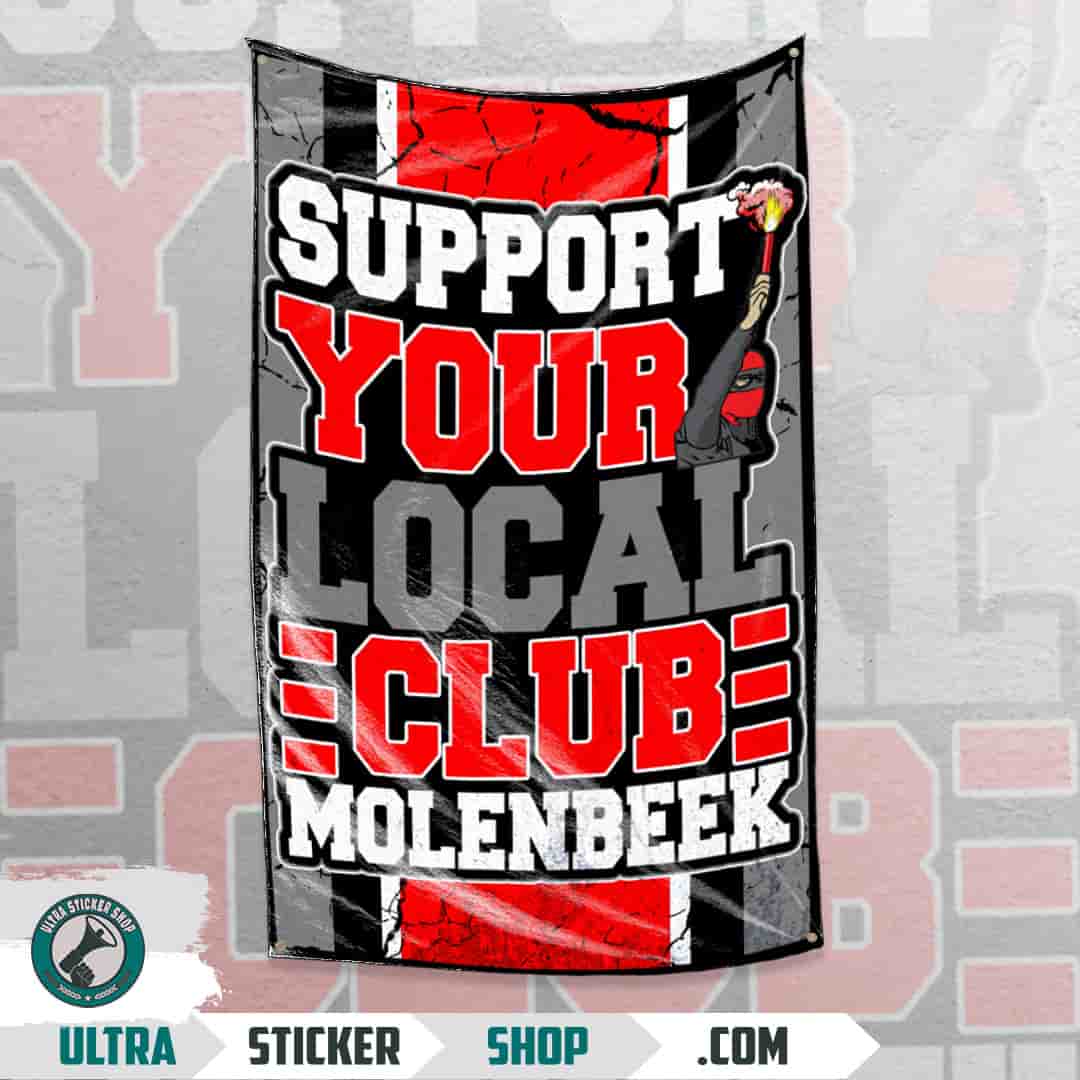 Support your local club Molenbeek Vlag