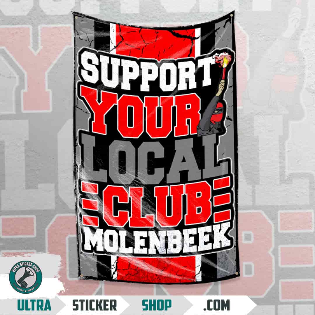 Support your local club Molenbeek Vlag