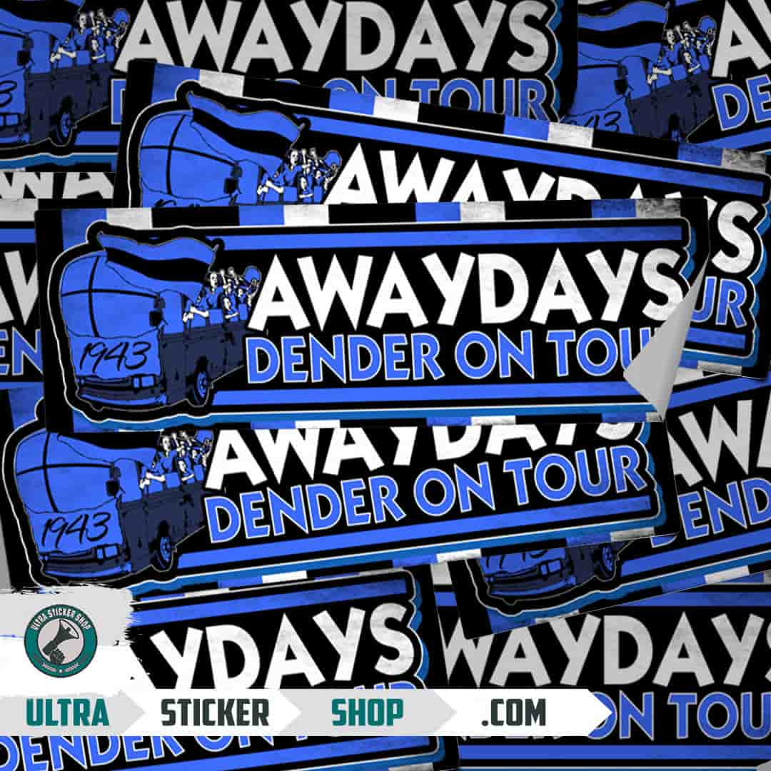 Awaydays Dender on tour Stickers
