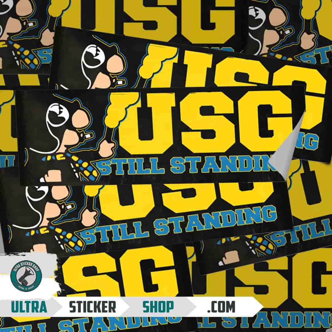 USG Still standing Autocollants