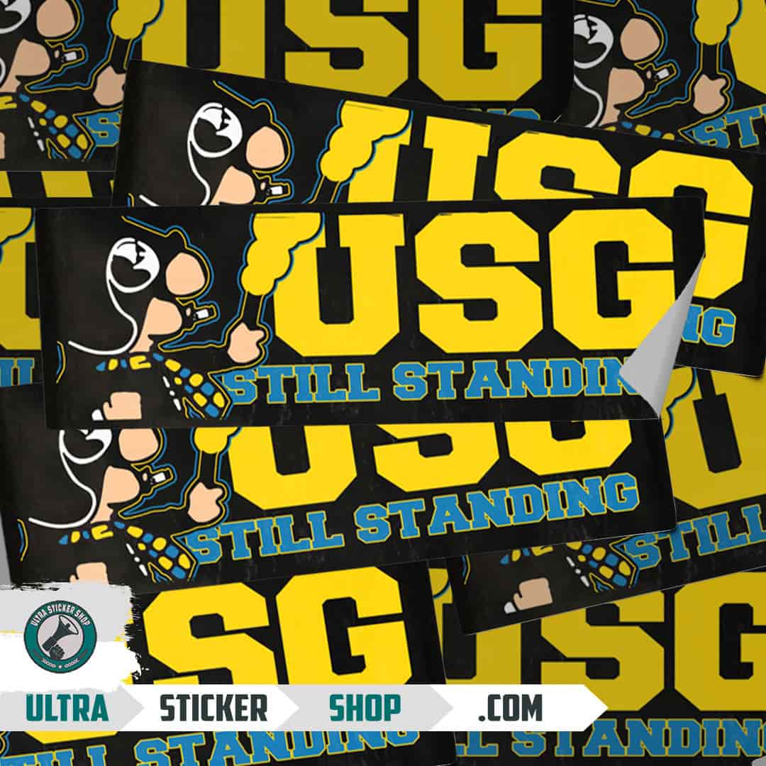 USG Still standing Autocollants