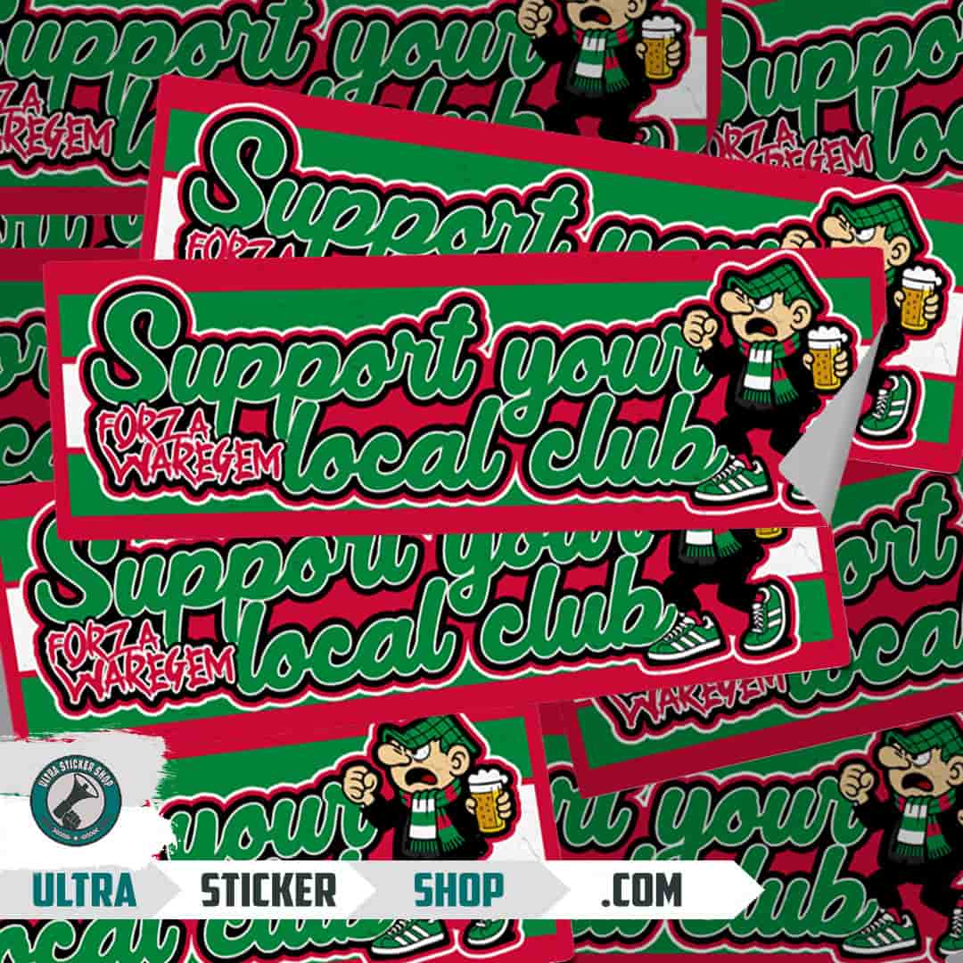 Support your local Forza Waregem Autocollants