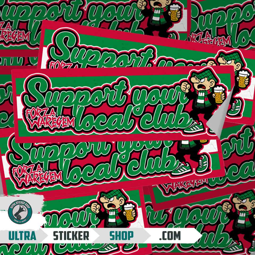 Support your local Forza Waregem Autocollants