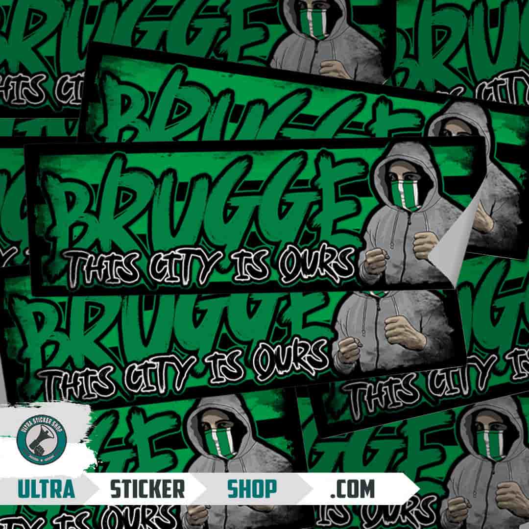 Brugge this city is ours Stickers