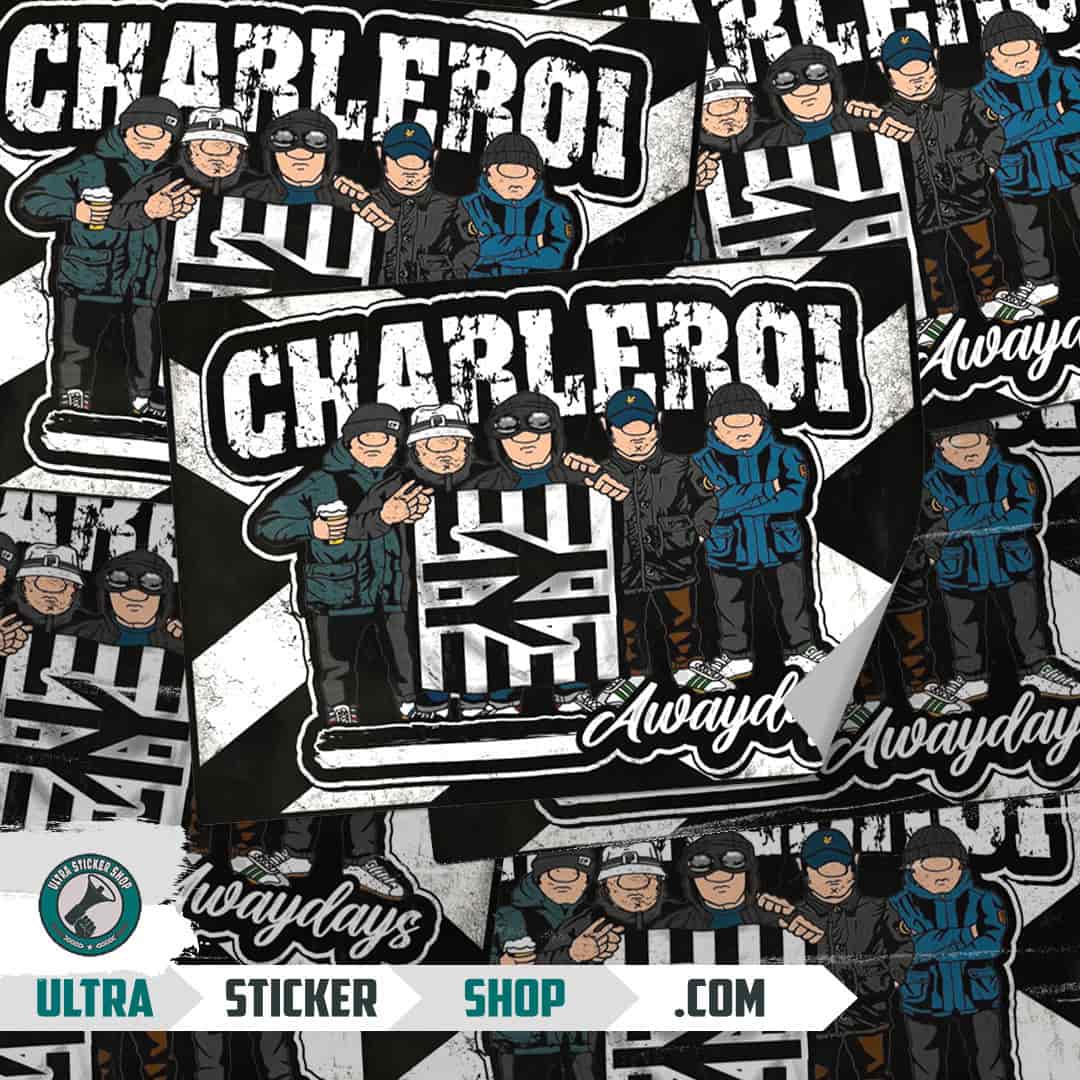 Charleroi awaydays Autocollants