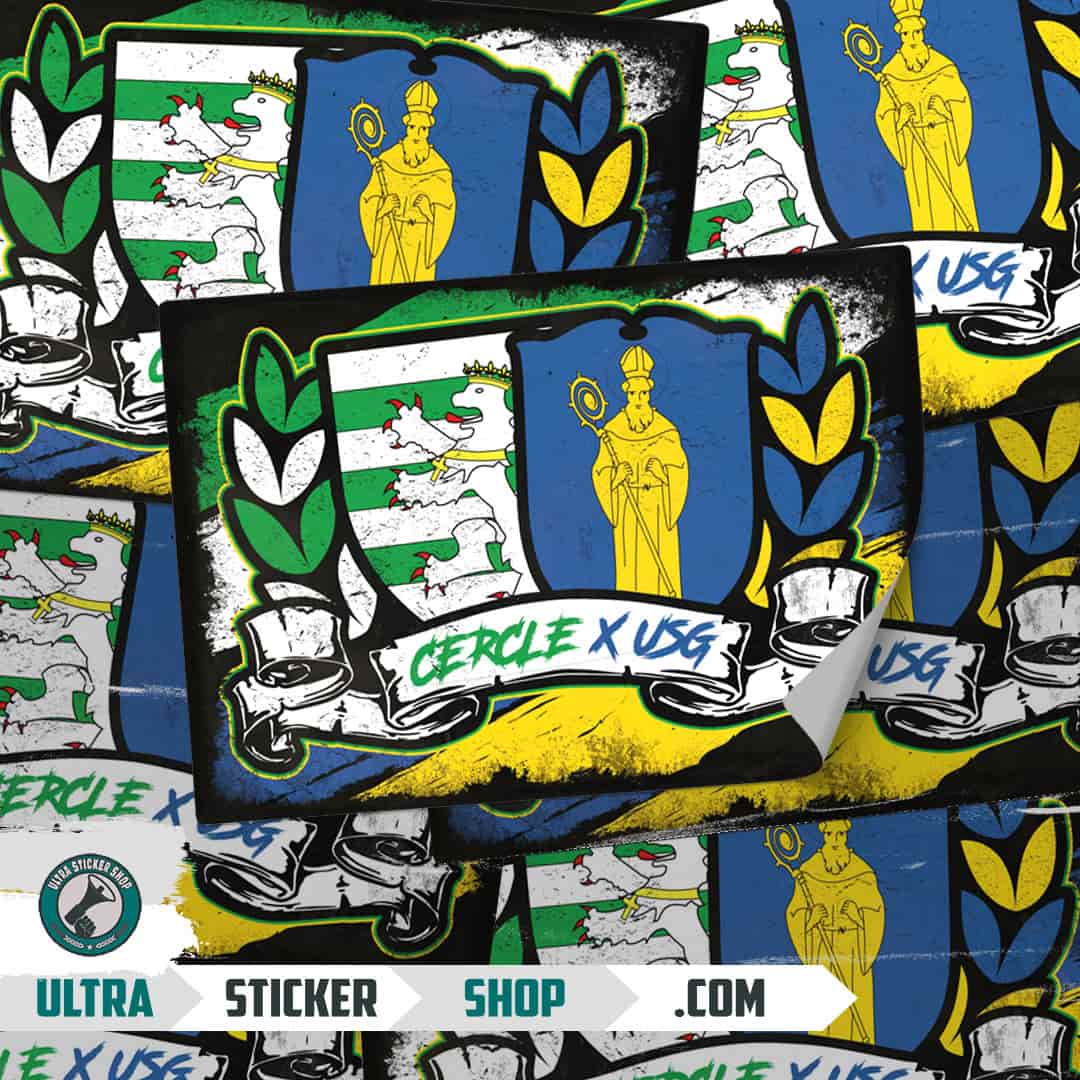 Cercle X USG Autocollants
