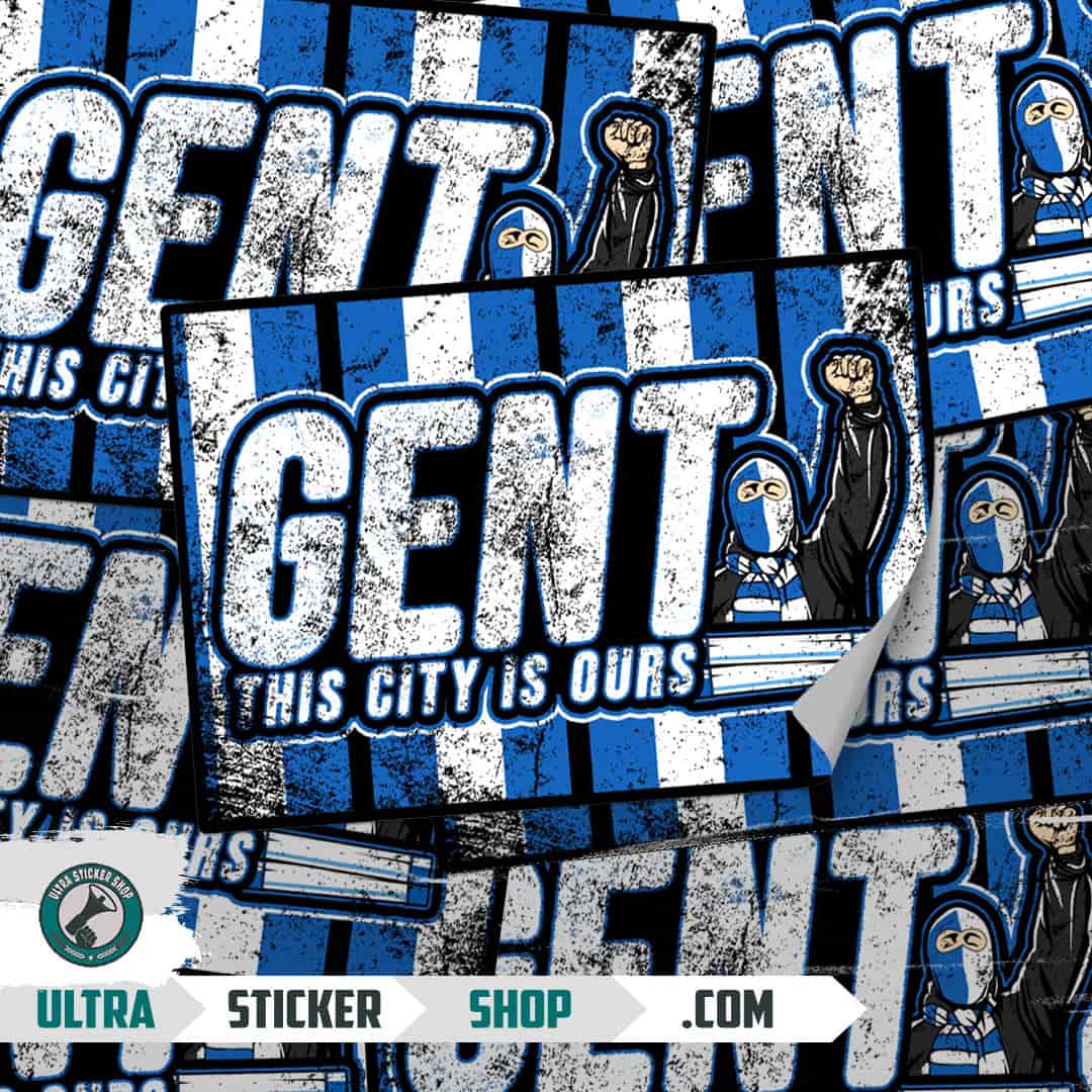 Gent this city is ours Stickers