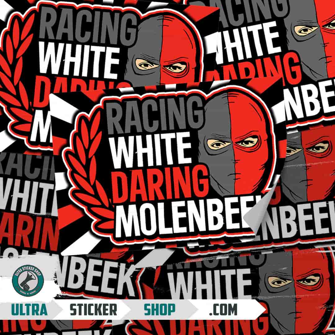 Racing White Daring Molenbeek Stickers