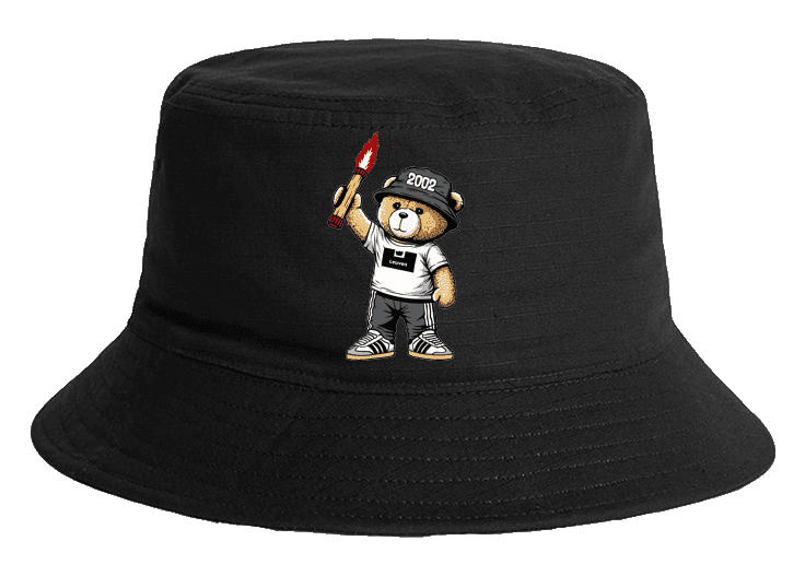 Leuven 2002 bear Chapeau seau