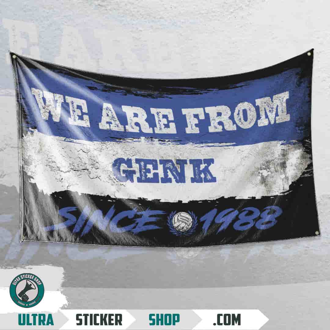 We are from Genk since 1988 Vlag