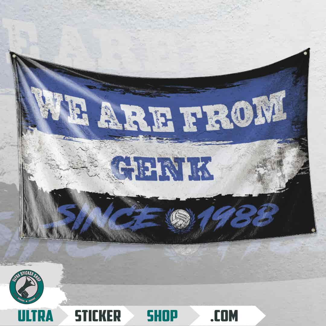 We are from Genk since 1988 Vlag