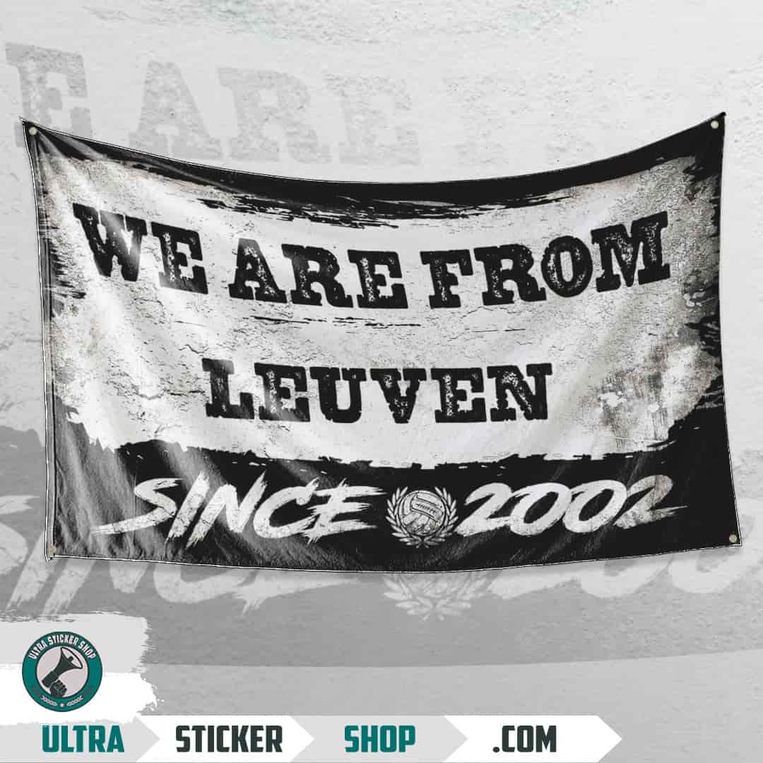 We are from Leuven since 2002 Vlag