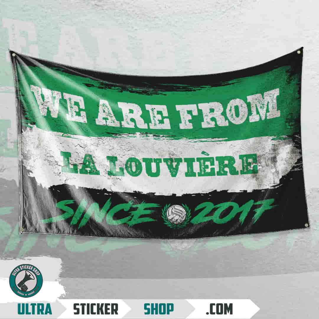 We are from La Louvière since 2017 Vlag