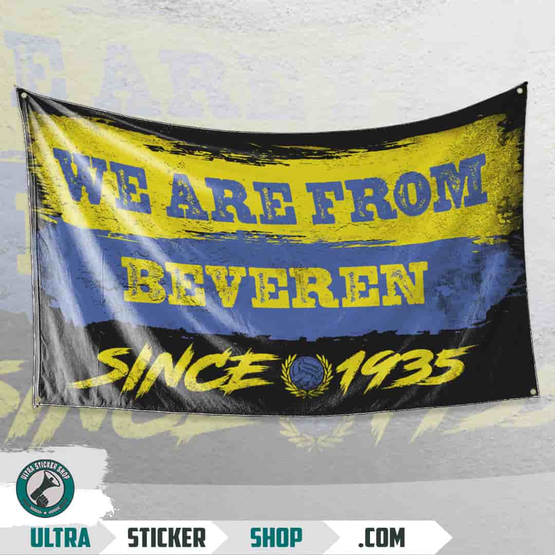 We are from Beveren since 1935 Vlag